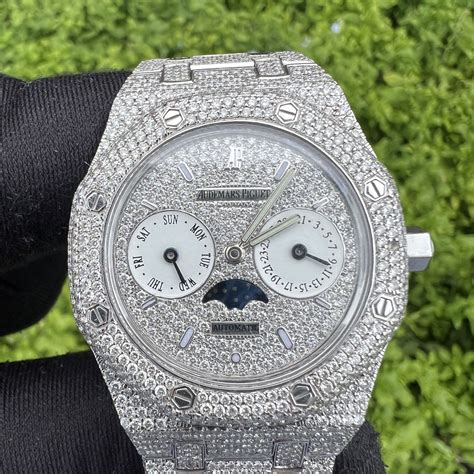 audemars piguet iced replica|audemars piguet bust down price.